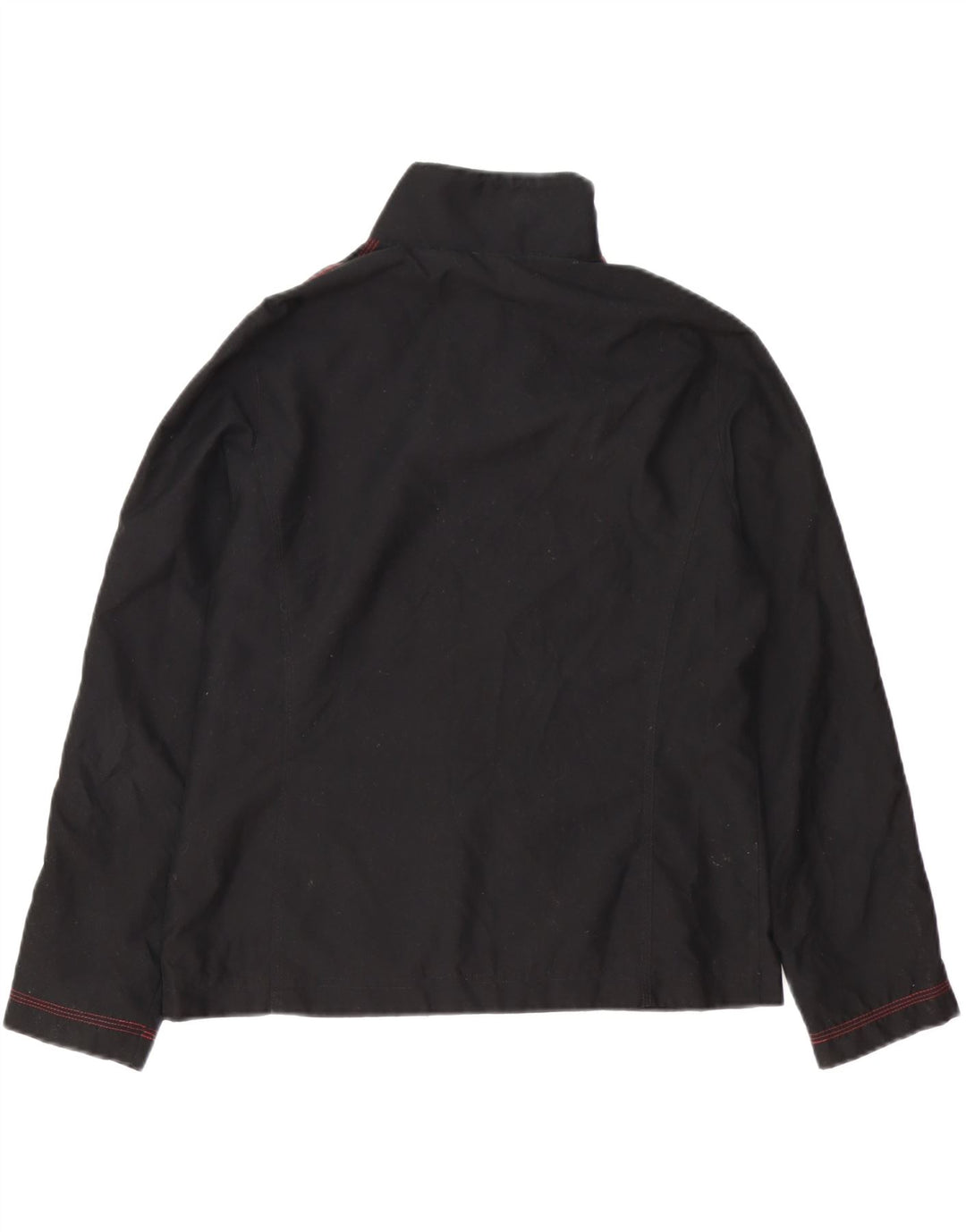 COLMAR Womens Tracksuit Top Jacket UK 16 Large Black Polyester