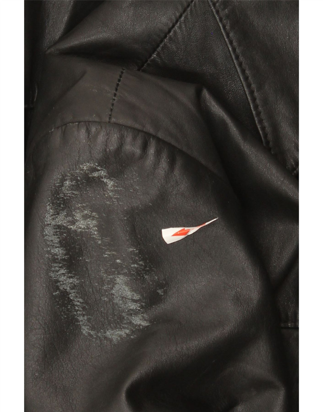 Giacca in pelle vintage da uomo EU 50 grande in pelle nera