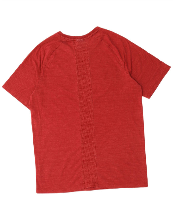 T-shirt da uomo Nike Top rosso medio chiazzato