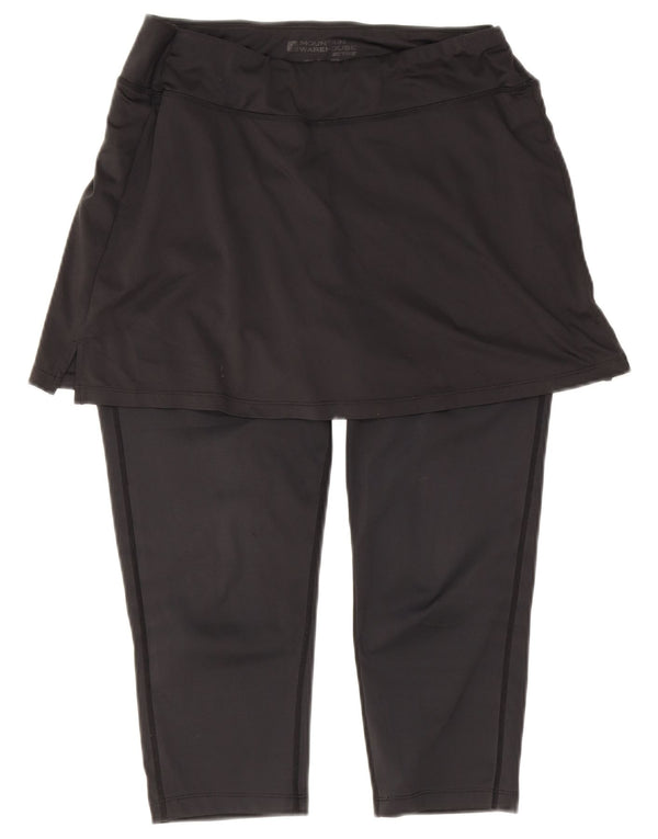 Leggings Capri da donna Mountain Warehouse UK 14 Large Nero Poliestere