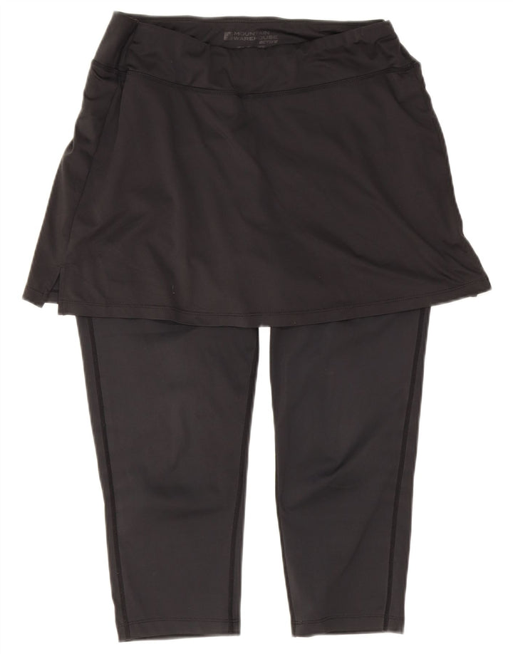 Leggings Capri da donna Mountain Warehouse UK 14 Large Nero Poliestere