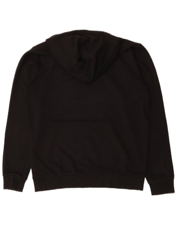 Felpa con cappuccio da uomo Puma media cotone nero