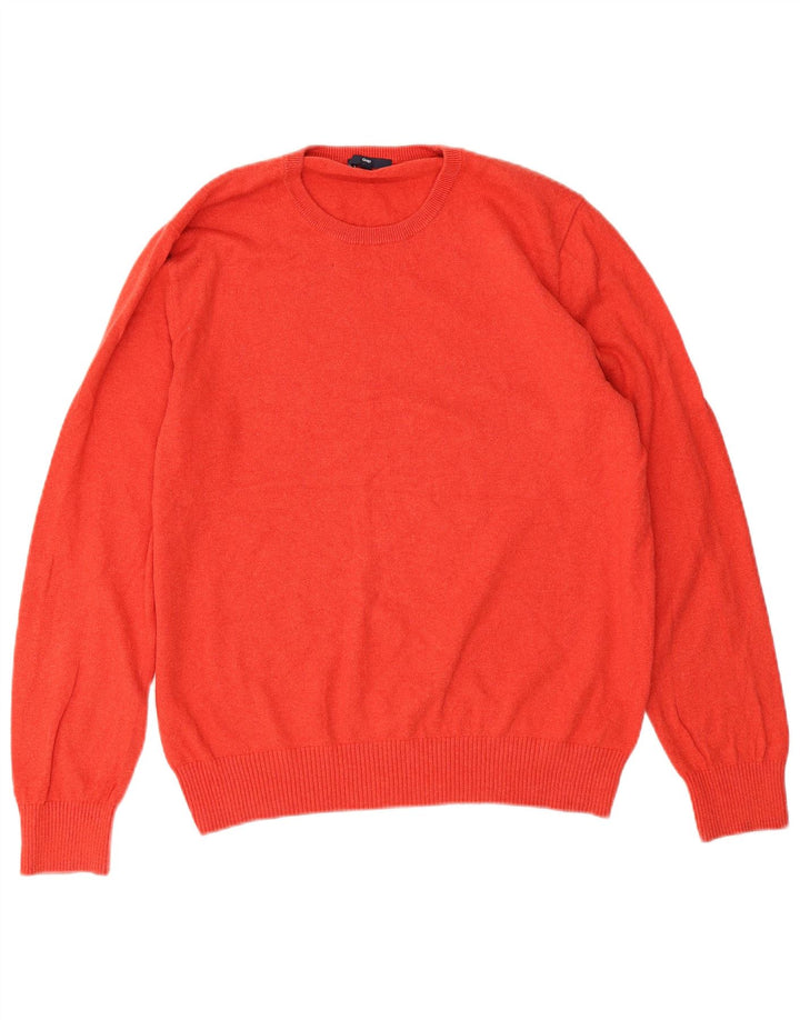 Maglione maglione girocollo da uomo Gap grande in cotone rosso