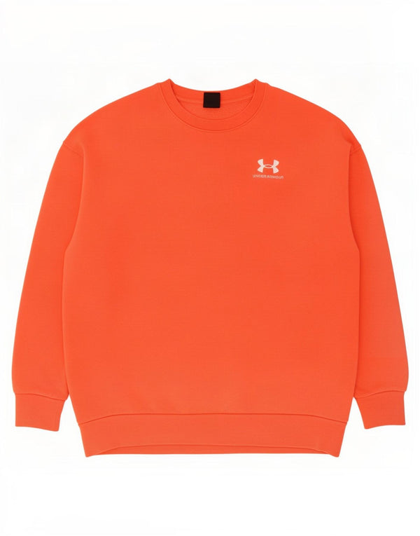 Felpa oversize da donna Under Armour UK 10 Small Pink Cotton