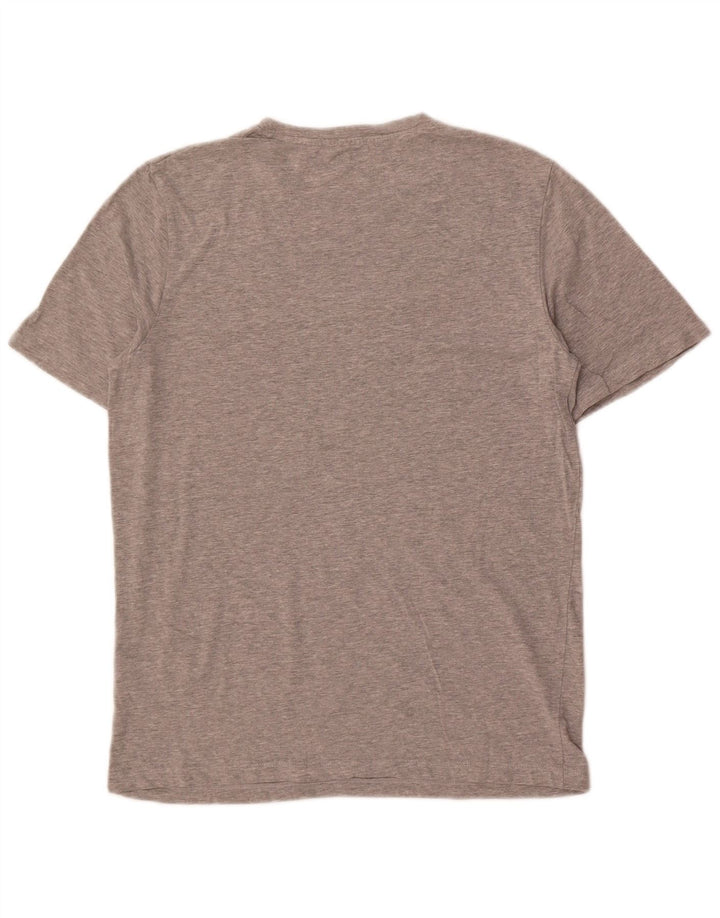 T-shirt grafica da uomo Jack & Jones Top in cotone grigio medio