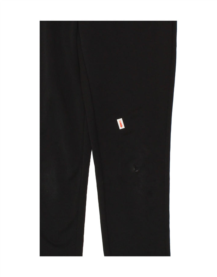 PUMA Boys Tracksuit Trousers 9-10 Years Black Polyester Vintage Puma and Second-Hand Puma from Messina Hembry 