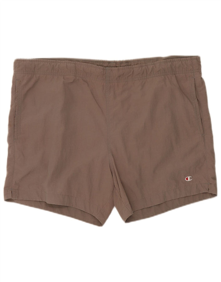 CHAMPION Mens Sport Shorts Large Brown