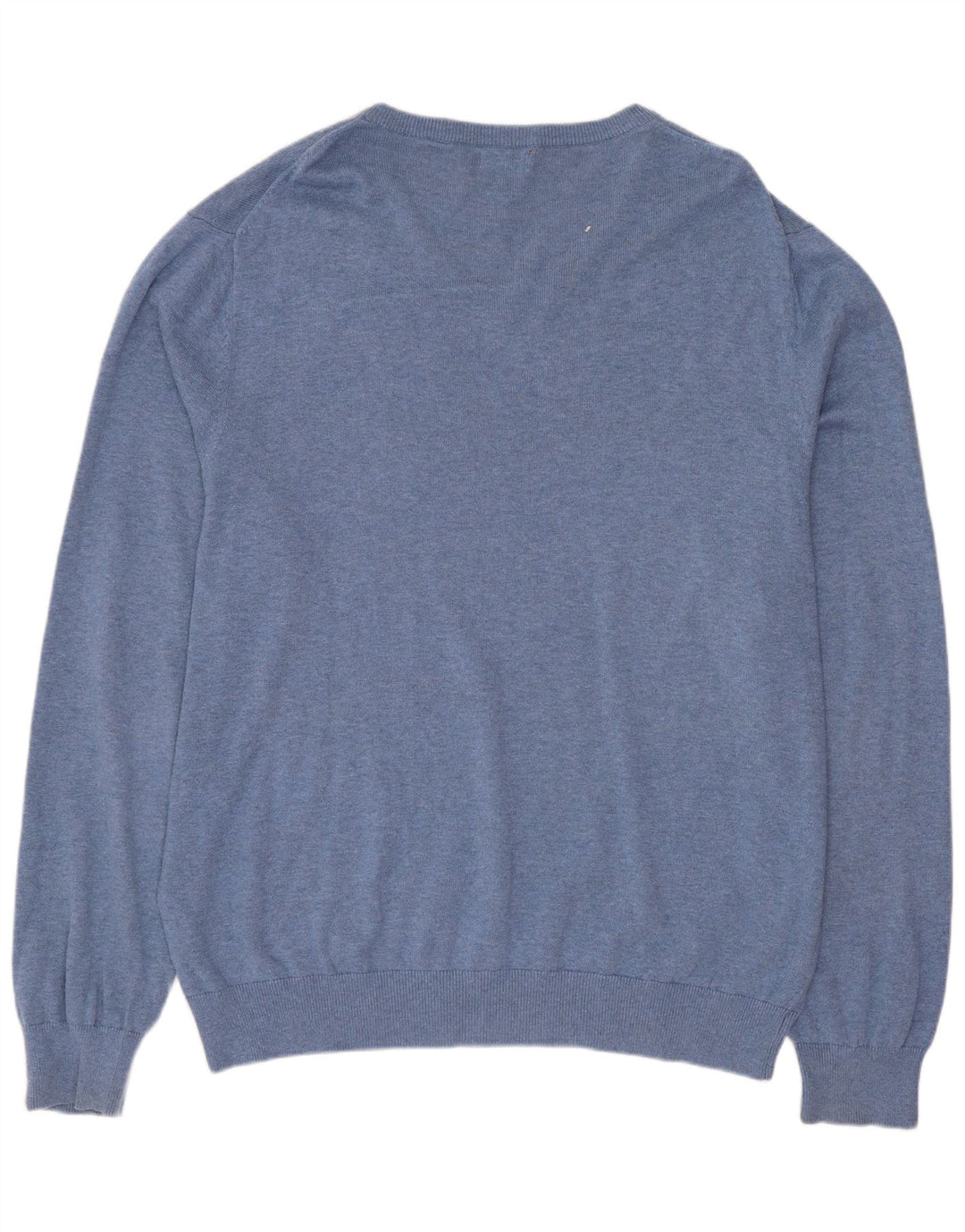 Maglione da uomo con scollo a V IZOD grande cotone blu