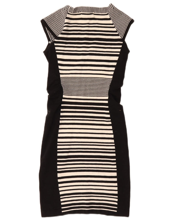 Abito tubino da donna Karen Millen taglia 1 XS cotone a righe nere
