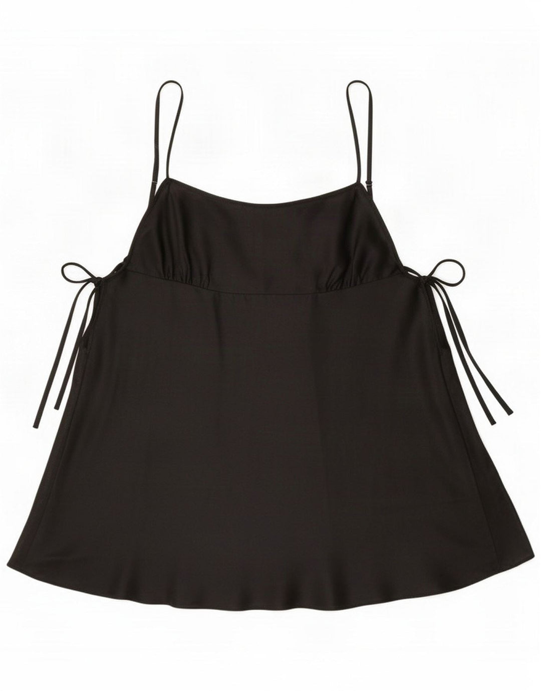Top corto vintage da donna UK 14 medio nero