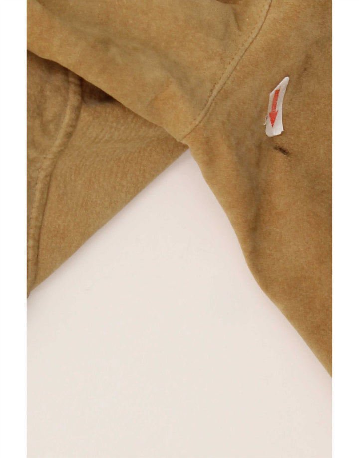 Bomber Uomo In Pelle Scamosciata Conbipel IT 56 2XL Pelle Beige