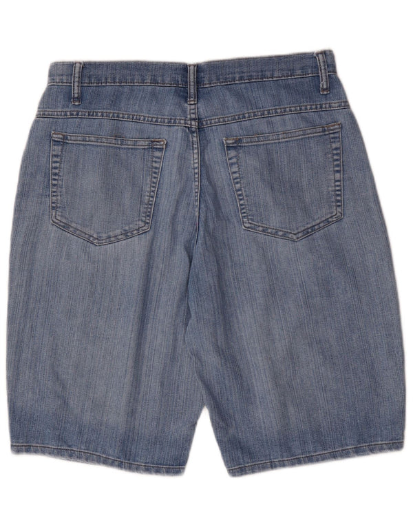 Pantaloncini di jeans Lee Riders da donna W32 grandi blu