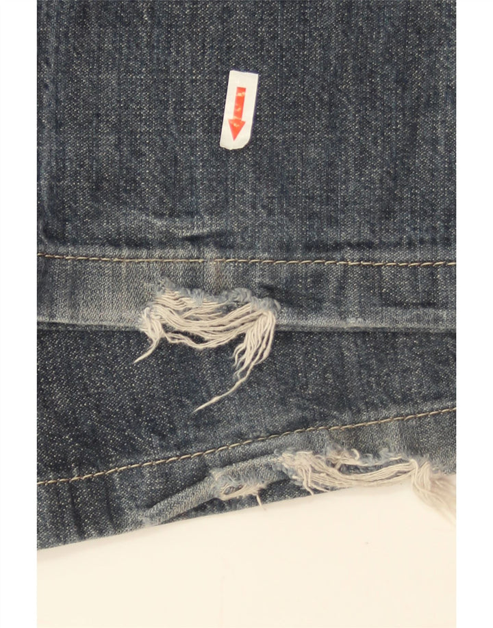 Levi's Ragazzi Jeans cargo a gamba larga effetto invecchiato 9-10 anni W24 L20 Blu