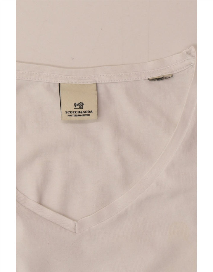 T-shirt da uomo Scotch & Soda Top grande bianca