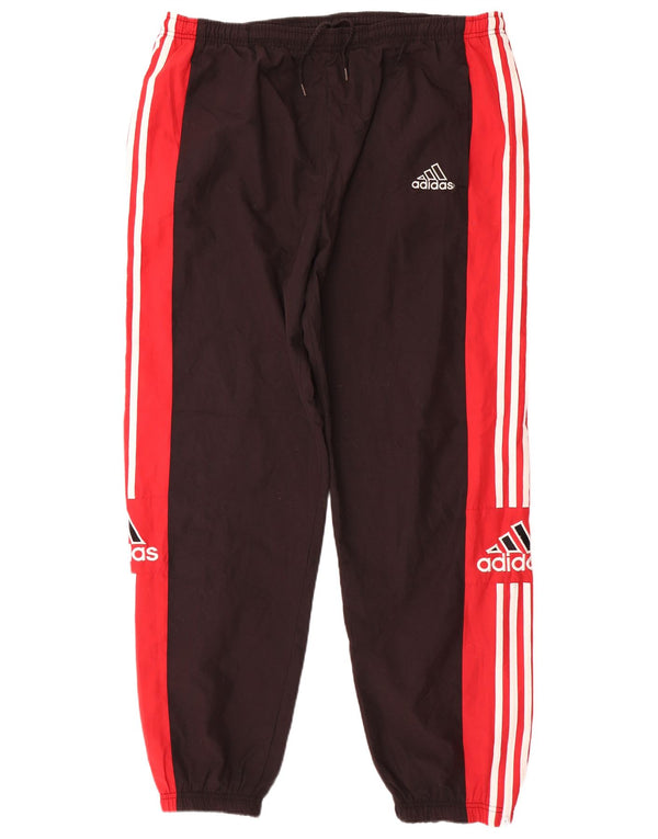 Pantaloni da tuta con grafica ADIDAS da uomo Joggers XL Nero Colourblock