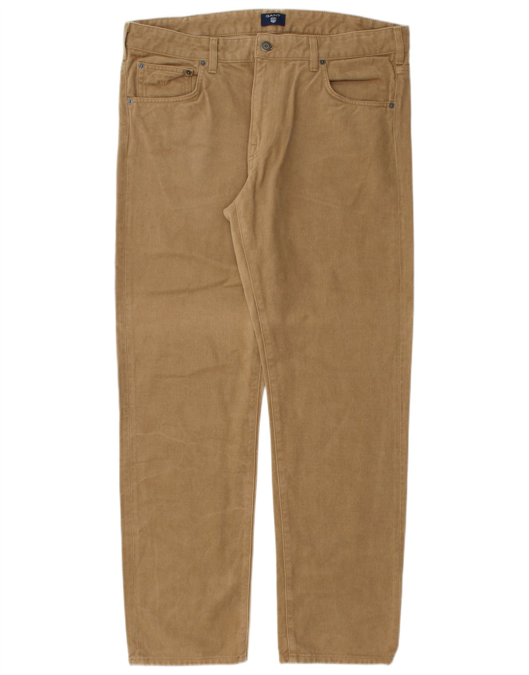 Jeans dritti da uomo GANT W36 L32 cotone beige