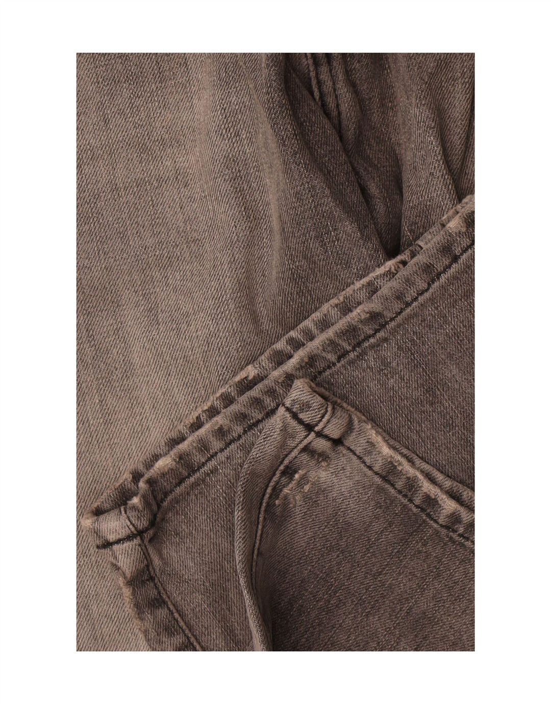 Jeans dritti da uomo Zara EU 38 Small W38 L35 Cotone grigio