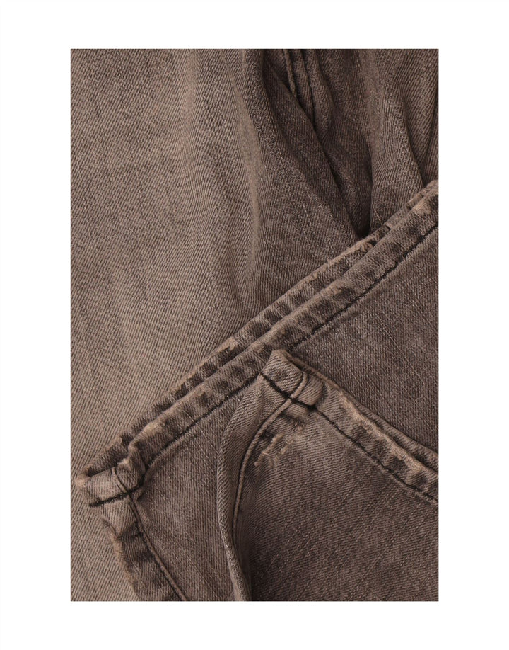 Jeans dritti da uomo Zara EU 38 Small W38 L35 Cotone grigio