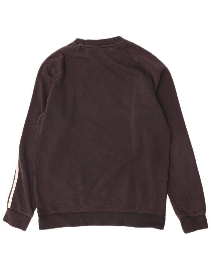 Felpa Adidas Uomo Maglione Piccolo Cotone Nero