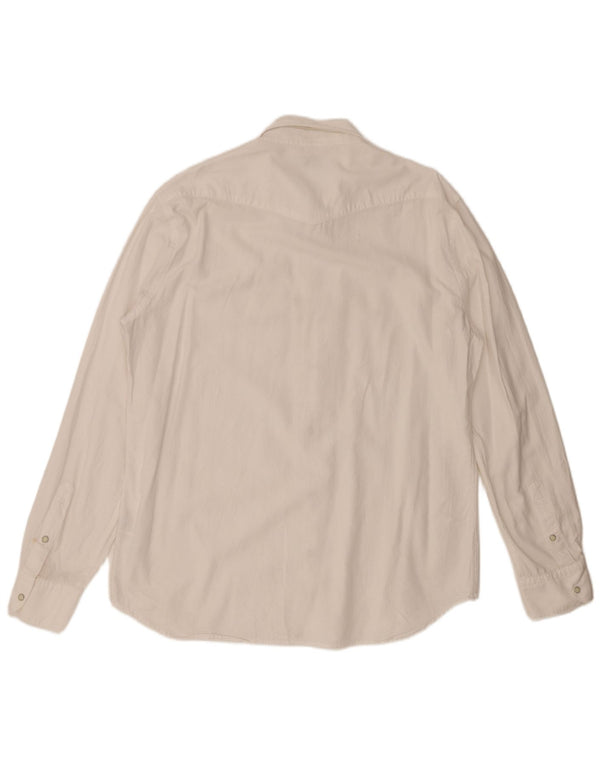 ALLEY DOCKS Camicia da uomo 2XL Cotone bianco