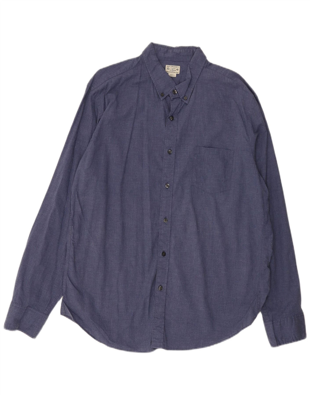 Camicia da uomo J. CREW XL in cotone blu
