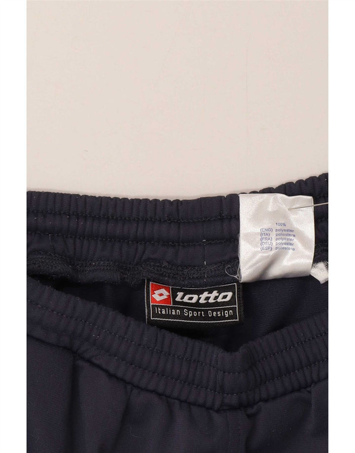 Pantaloni da tuta da uomo Lotto UK 40/42 Large in poliestere blu navy