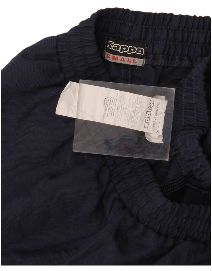 Pantaloncini sportivi grafici da donna Kappa piccoli in poliestere blu navy
