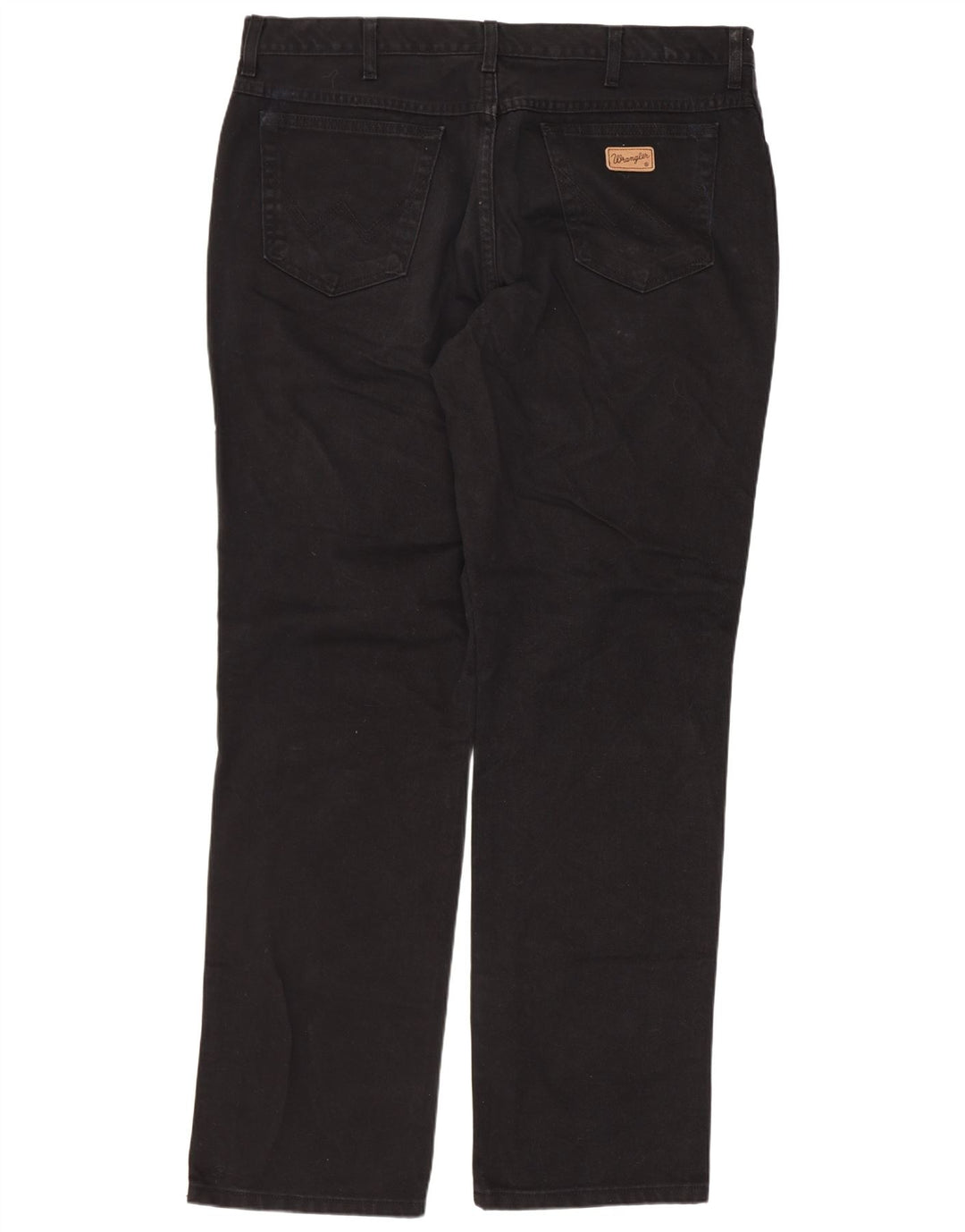 Jeans dritti da uomo Wrangler Texas W40 L34 cotone nero
