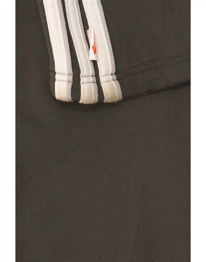 Pantaloni da tuta da donna Adidas a gamba larga UK 12 Poliestere verde medio
