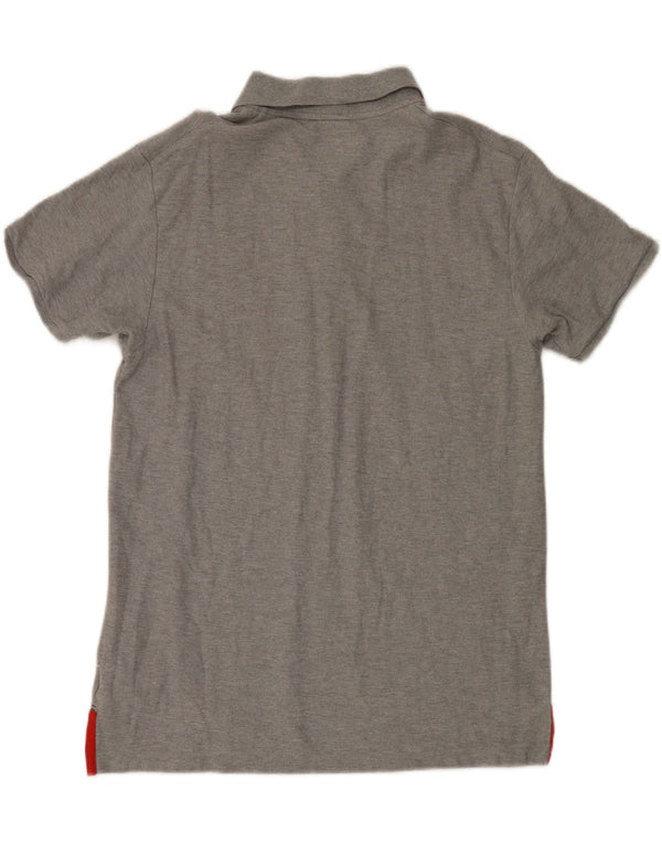 Polo Nike Uomo UK 47/48 2XL Cotone a righe grigie
