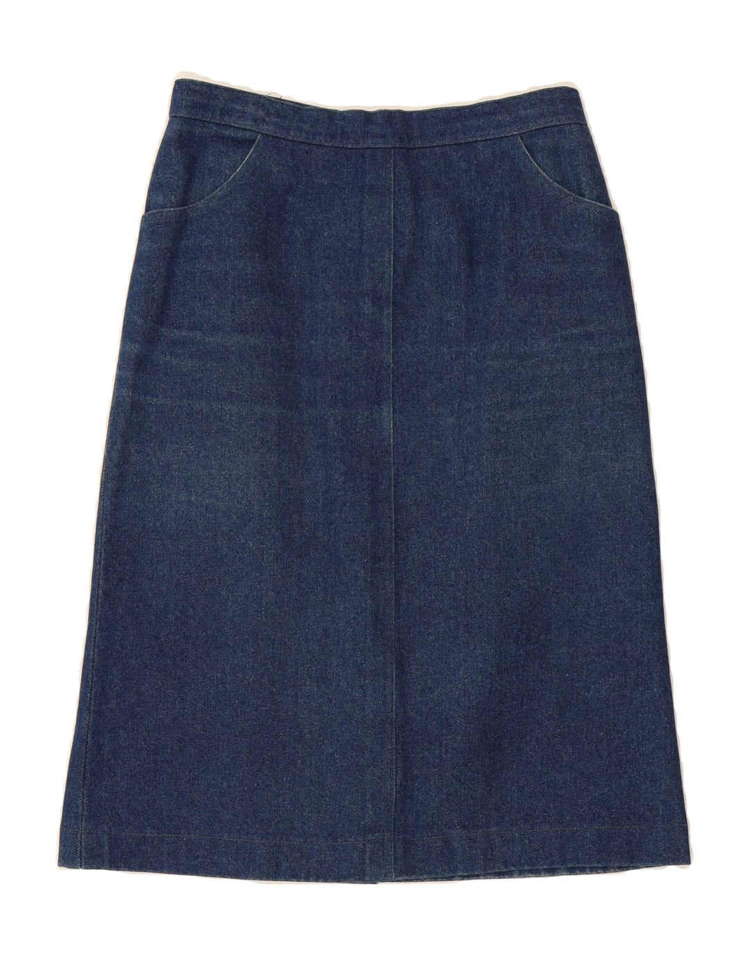 VINTAGE Womens Denim Skirt W28 Medium  Blue Vintage Vintage and Second-Hand Vintage from Messina Hembry 