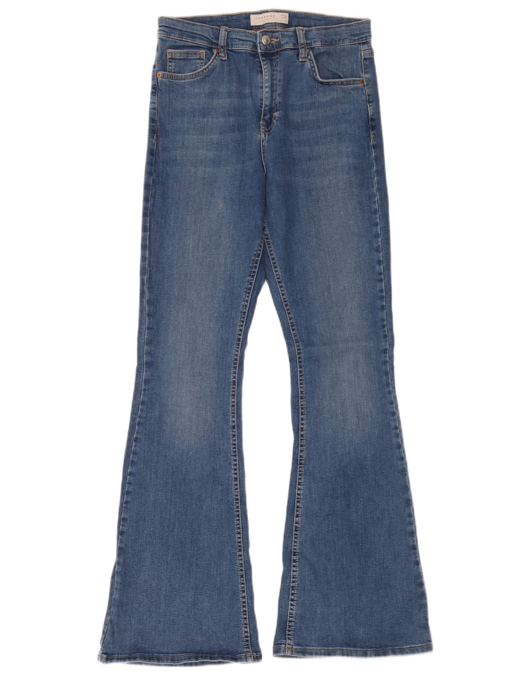 Jeans svasati Jamie da donna Topshop W30 L32 cotone blu
