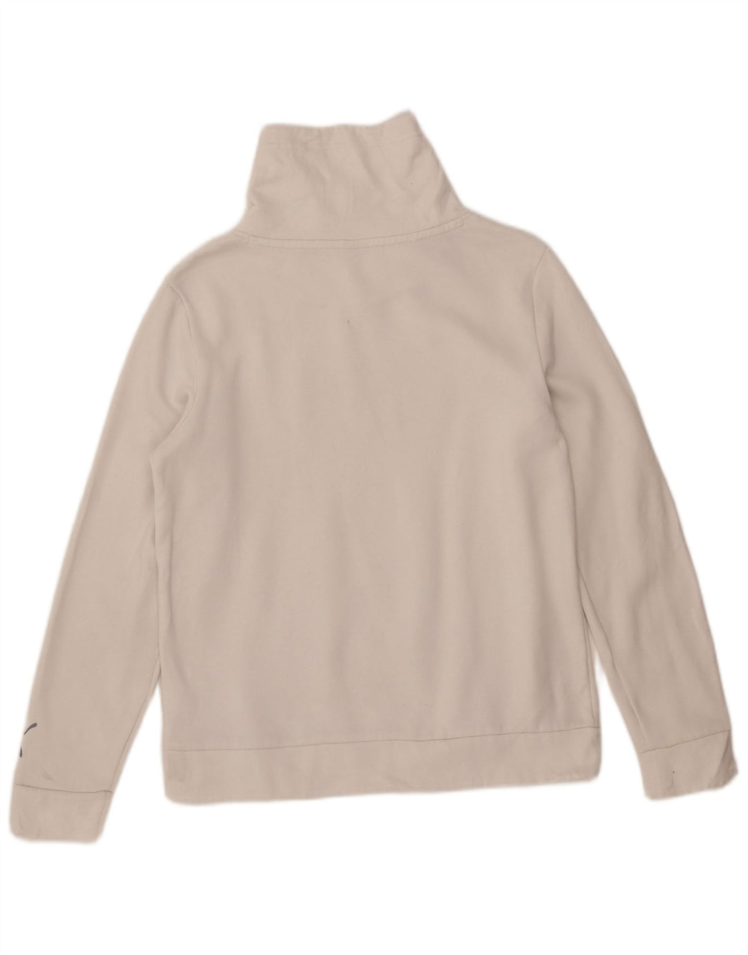 Felpa grafica da donna Puma UK 14 cotone bianco medio
