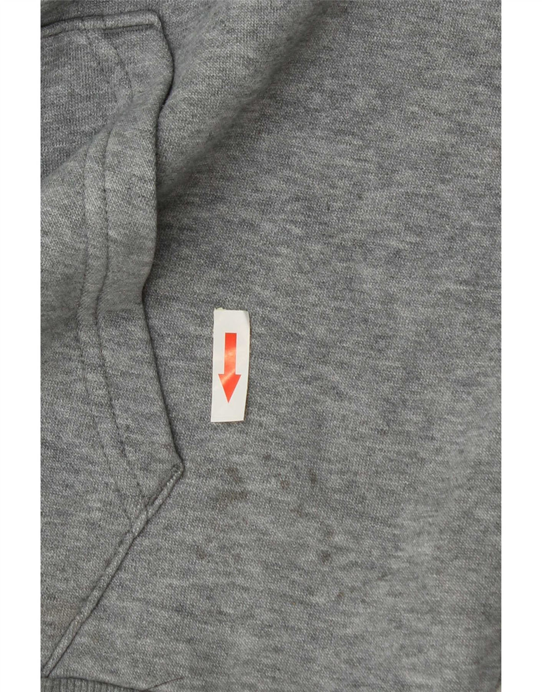 Felpa con cappuccio grafica da uomo Puma Large in cotone grigio
