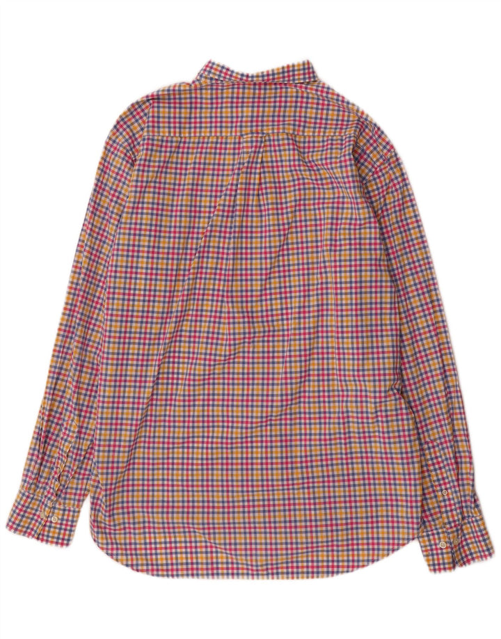 Gant Camicia da uomo vestibilità regolare taglia 45/46 18 2XL cotone a quadretti multicolore