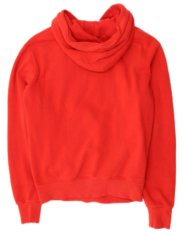 Felpa con cappuccio da uomo vestibilità ampia Superdry XS in cotone rosso
