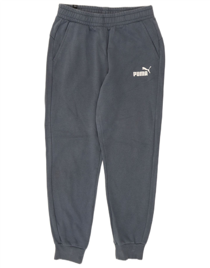 Pantaloni da tuta da uomo PUMA Joggers in cotone blu medio