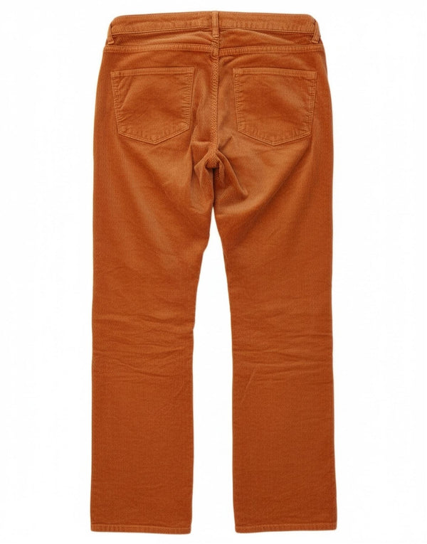 Pantaloni dritti in velluto a coste da donna Zara EU 38 Small W28 L27 Marrone