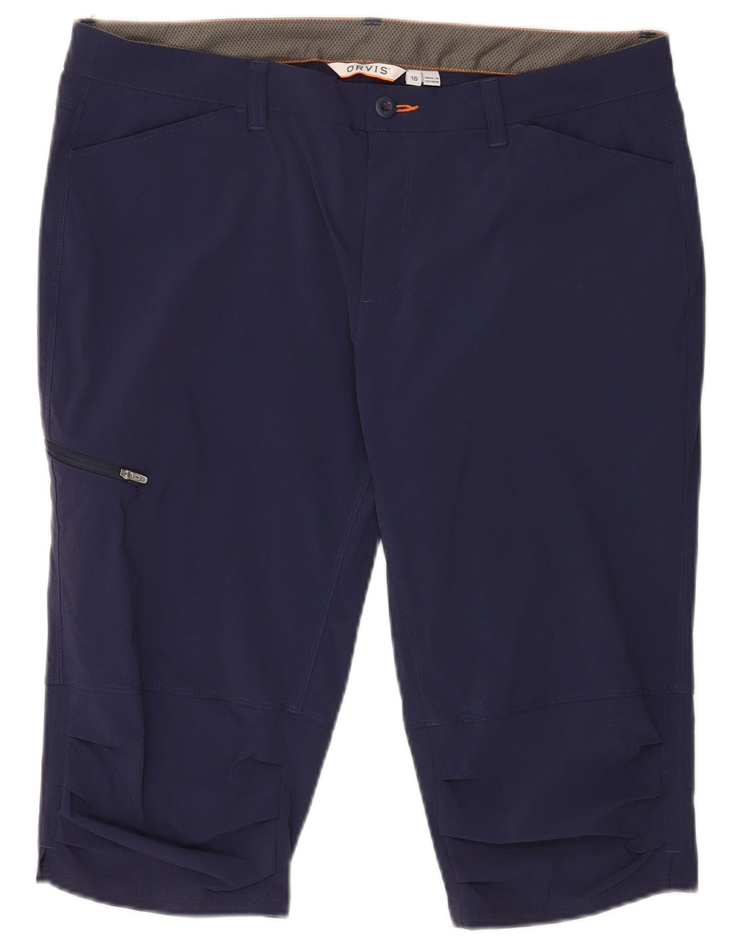 Pantaloncini cargo da donna Orvis UK 16 Large W36 nylon blu navy