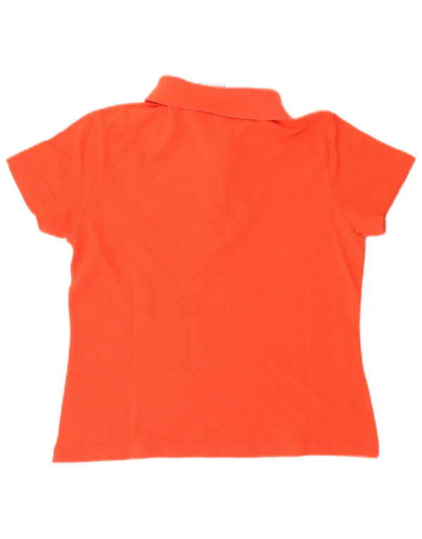 Polo da donna Diadora UK 14 cotone arancione medio