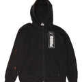 PUMA Mens Graphic Zip Hoodie Sweater Medium Black Cotton Vintage Puma and Second-Hand Puma from Messina Hembry 