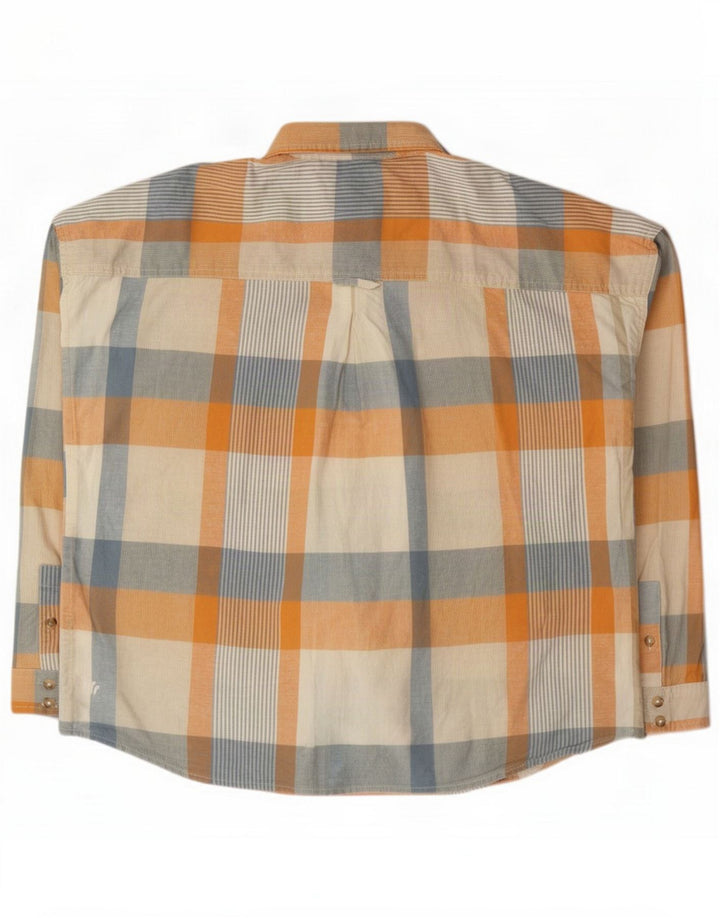 Camicia in flanella da donna Fat Face UK 12 Cotone medio a quadri multicolore