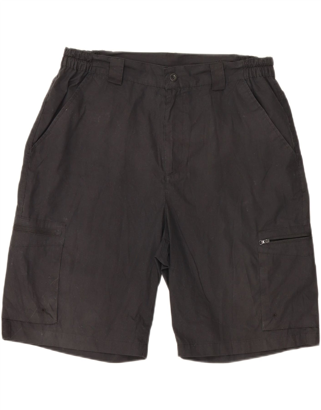 Pantaloncini cargo da uomo Mountain Warehouse W36 Large Nero in poliestere