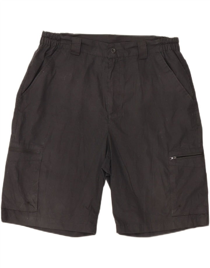Pantaloncini cargo da uomo Mountain Warehouse W36 Large Nero in poliestere
