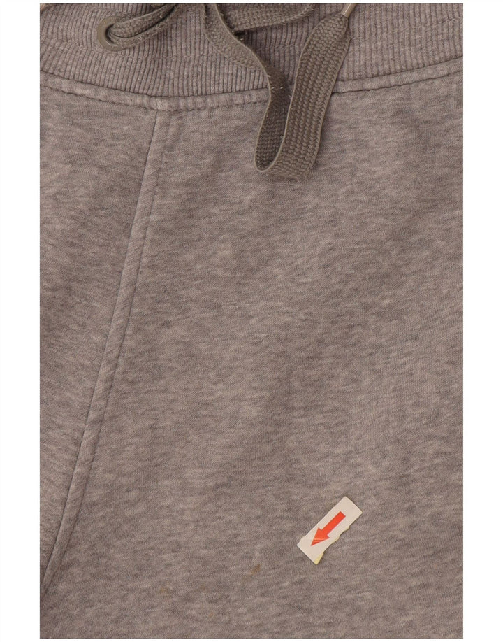 Pantaloncini sportivi da uomo Adidas in cotone chiazzato grigio medio