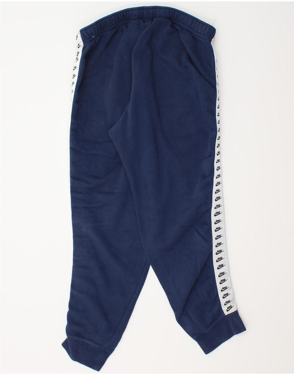 NIKE Pantaloni da tuta con grafica da uomo Joggers Large Blu navy Colourblock