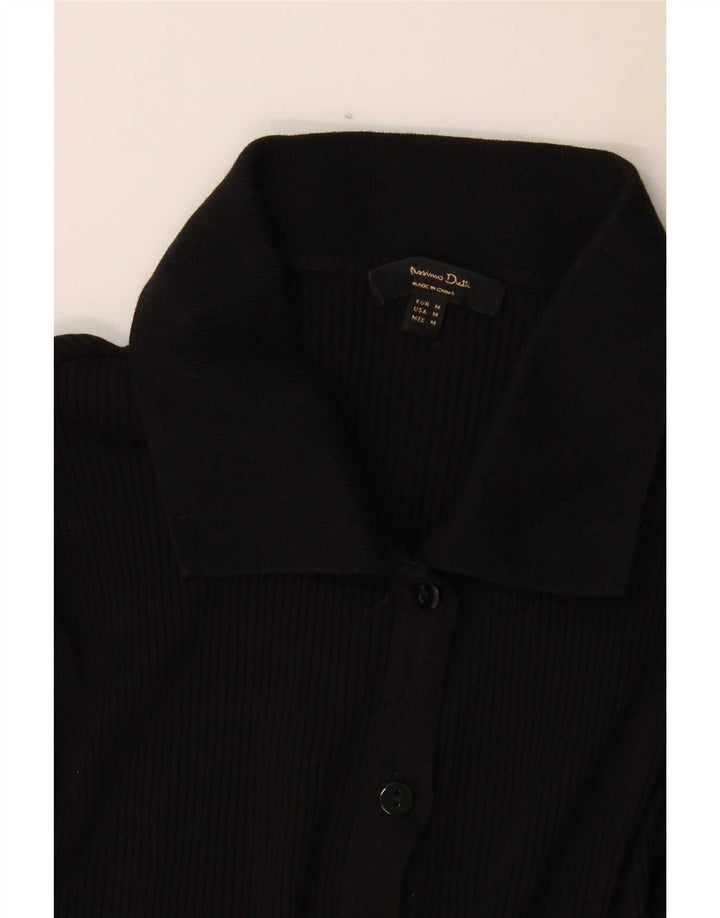 Top cardigan da donna Massimo Dutti UK 12 medio nero