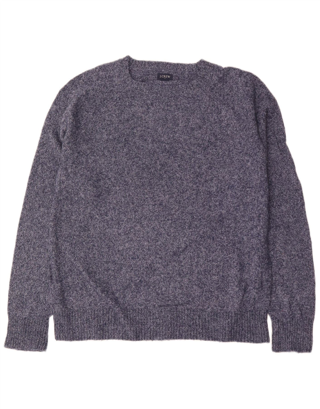 J. CREW Maglione maglione girocollo da uomo blu medio in poliammide