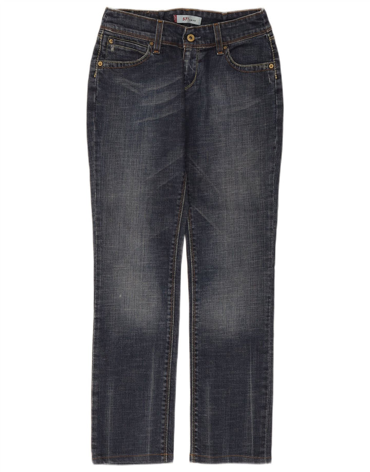 Jeans Levi's 571 Slim da donna W30 L30 in cotone blu