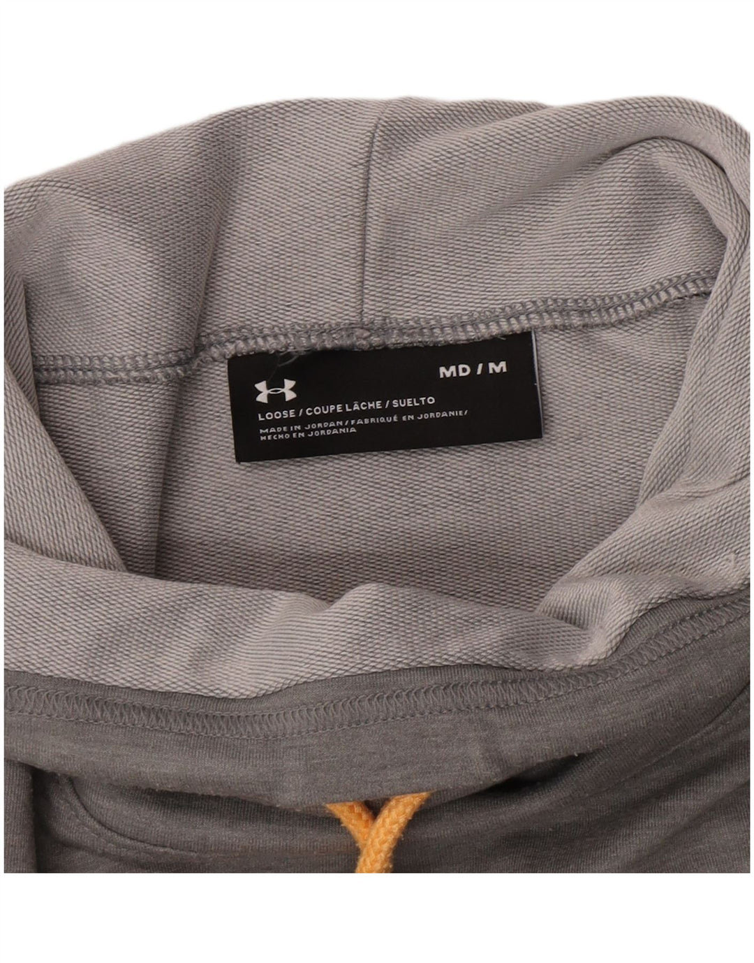 Felpa da donna Under Armour con collo alto, maglione UK 14 grigio medio chiazzato